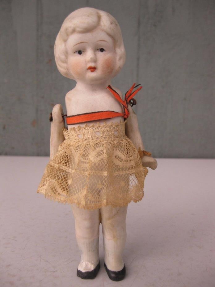 Antique Nippon #221 Bisque Doll 6” Tall