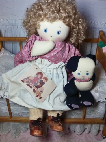 Vintage Hand Made Jan Shackleford Cloth Doll