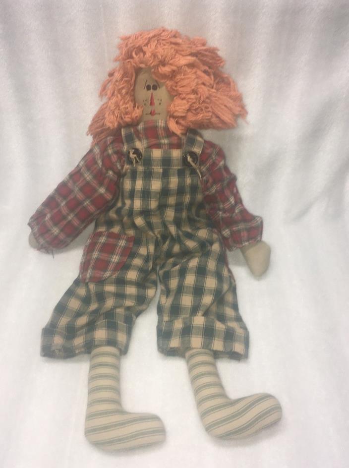 RAGGEDY ANDY COUNTRY / FOLK ART STYLE DOLL - 19