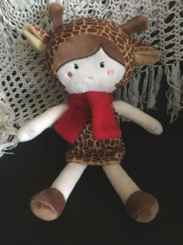 Doll Cloth Wearing Giraffe Dress / Costume By Hobby Lobby 9”