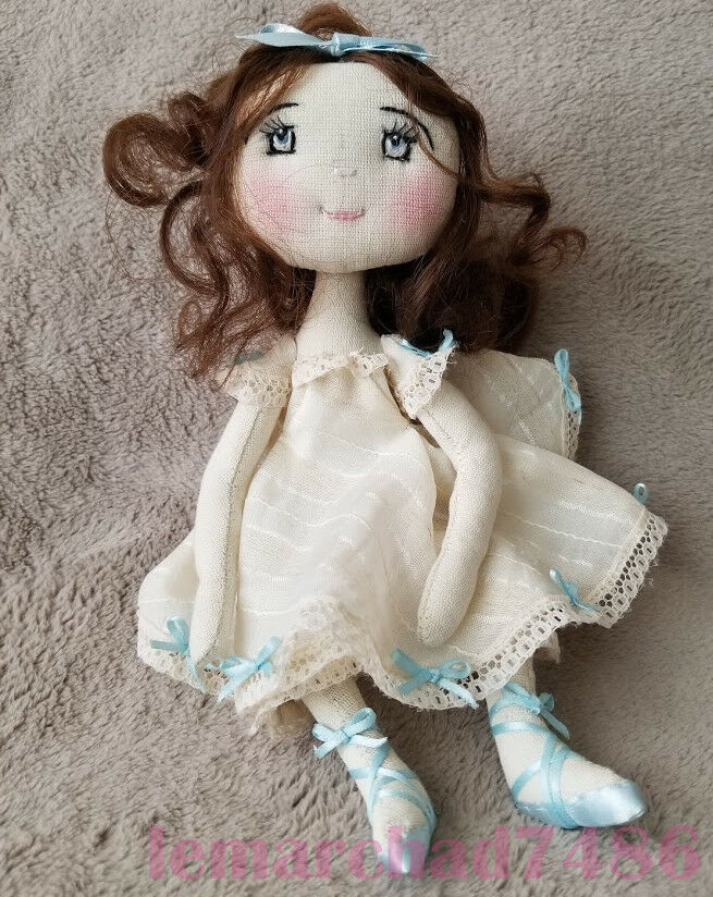 HANDMADE DOLL WITH LACE DRESS *FREE SHIPPING*