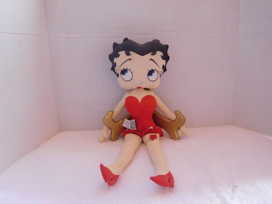 Betty Boop Cloth Doll 1983 King Features Syndicate 17 Inches