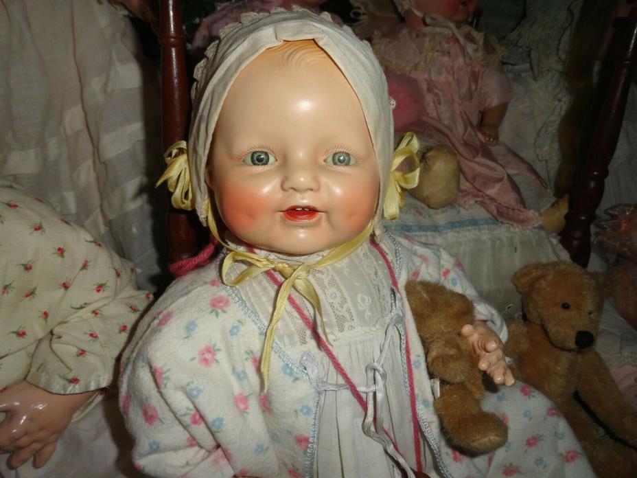baby dimples doll.. 20 in long  eih horsman   original
