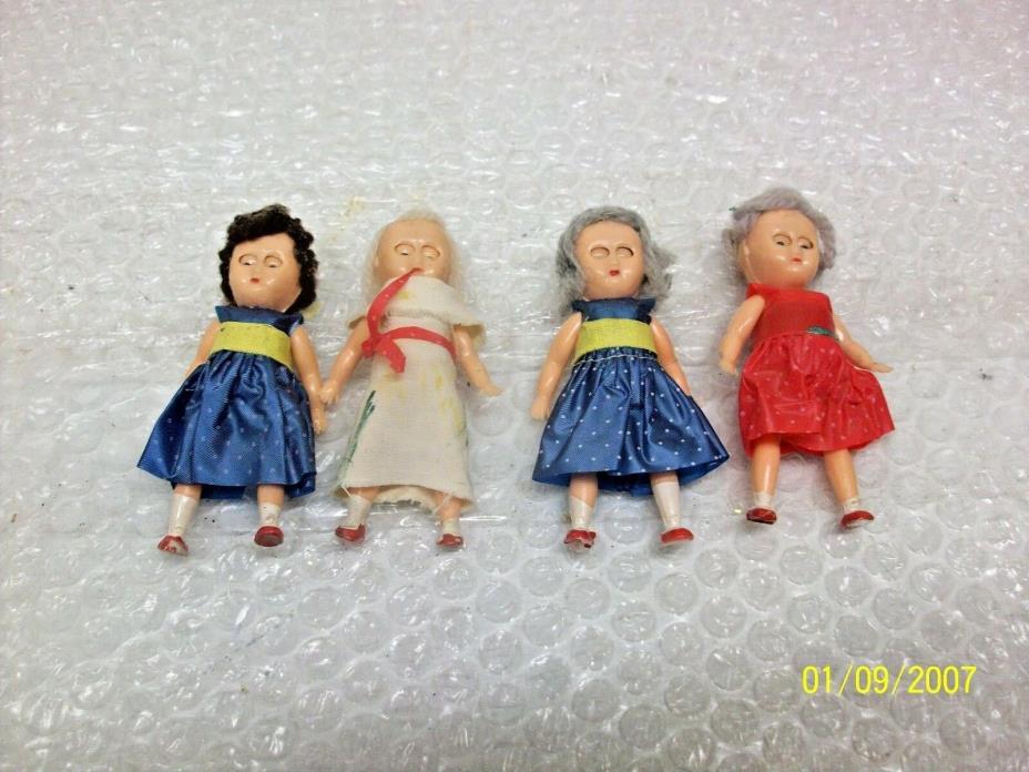Vintage1950s Dime Store Hong Kong Dolls 3 1/4