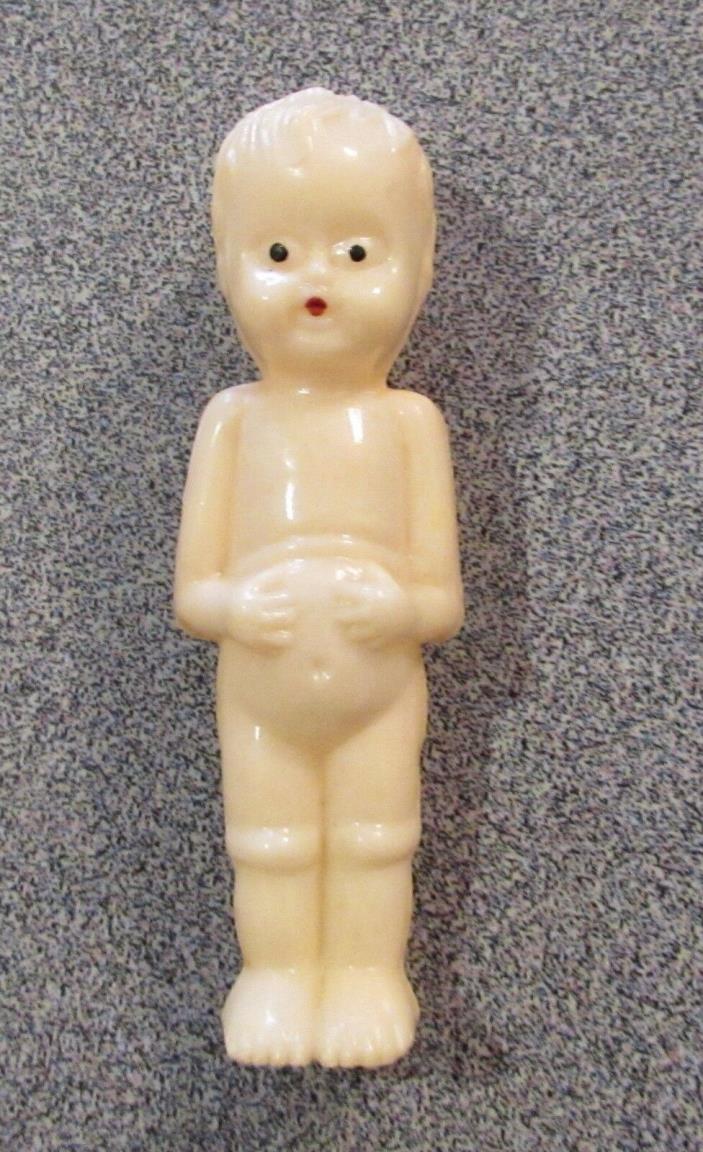 Vintage Three-inch Hard Plastic Unmarked Baby Doll