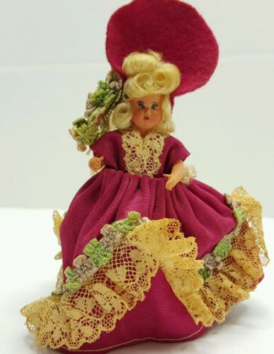 Vintage Tiny Plastic Doll Southern Belle
