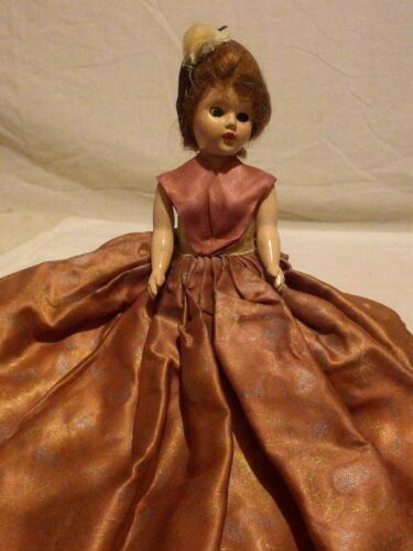 Vintage Hard Plastic Doll original Dress 1950's Cute