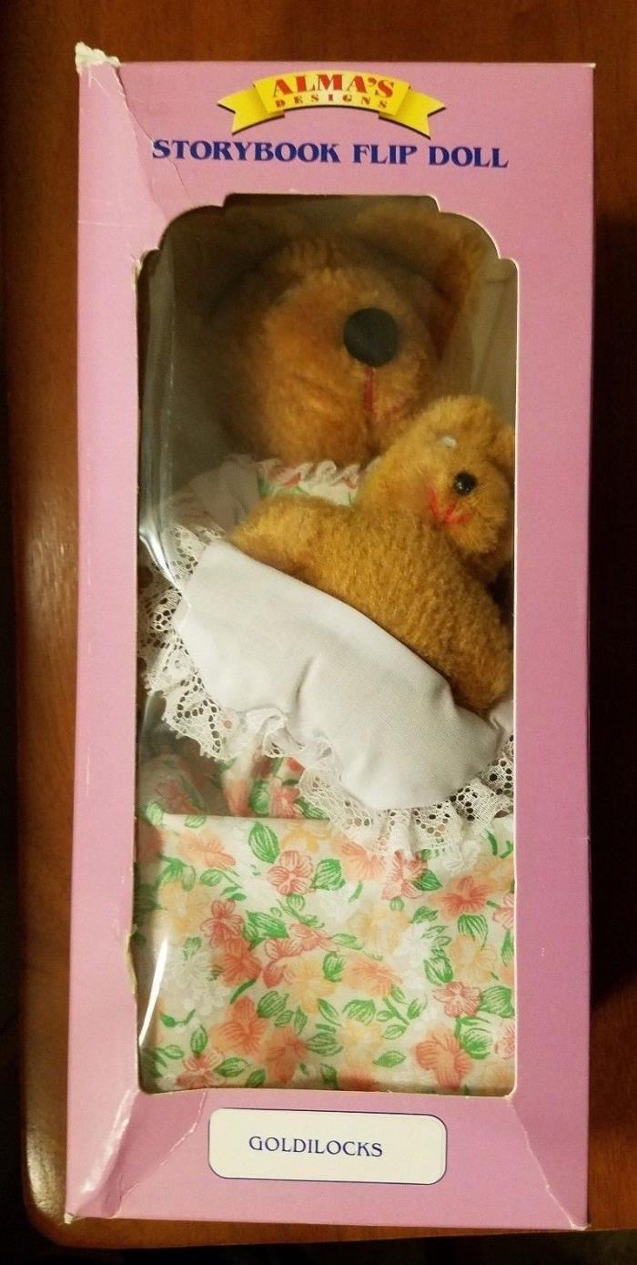 Alma's Designs Storybook Flip Doll Goldilocks - Soft Body