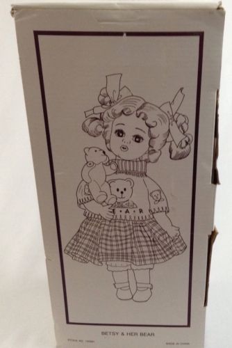 Betsy & Her Bear Doll 1998 -Designed Exclusively For House Of Lloyd, Inc.