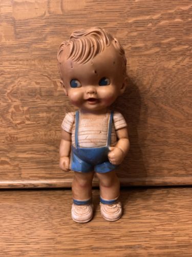 vintage1950 Squeak Toy, USA Made , Boy, Collectible