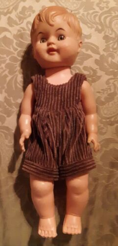 Old Vintage Tod L The Sun Rubber Company Doll 10 