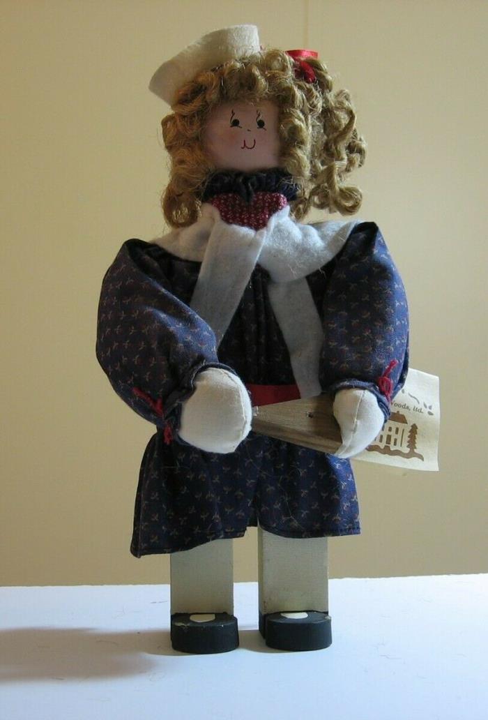 Hearthwoods Ltd. Wood Doll Courtney 10