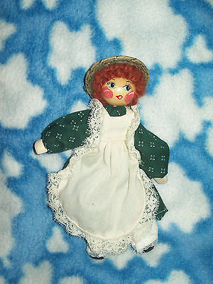 Vintage Wooden Clothes Pin Doll Irish Ireland?
