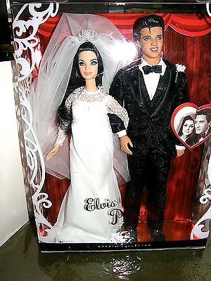 Barbie  Elvis & Priscilla wedding  collector box set 2008