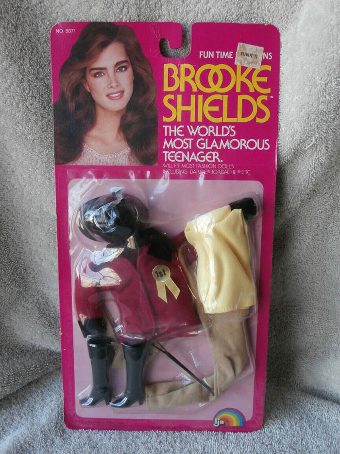 MIP 1982 Vintage Brooke Shields Doll Fun Times Fashions Equestrian Outfit