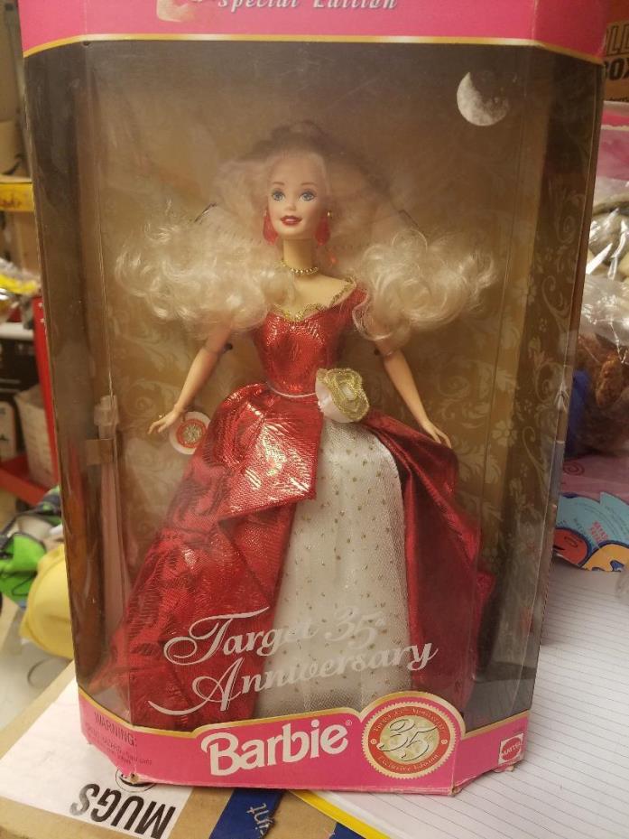 Barbie Target 35th Anniversary Blonde box worn never opened mint doll