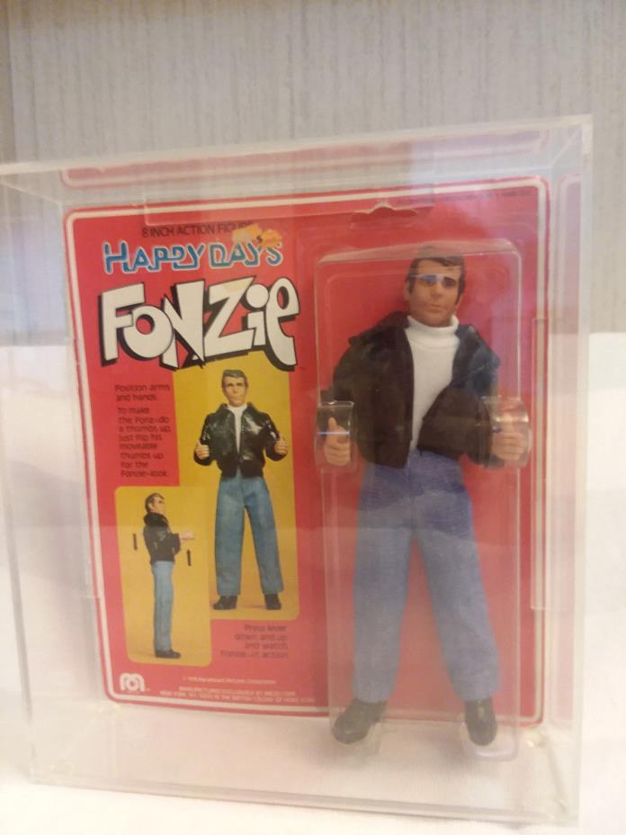 VINTAGE 1976 Sealed Mint Fonzie Happy Days Action Figure Fonz w/Case