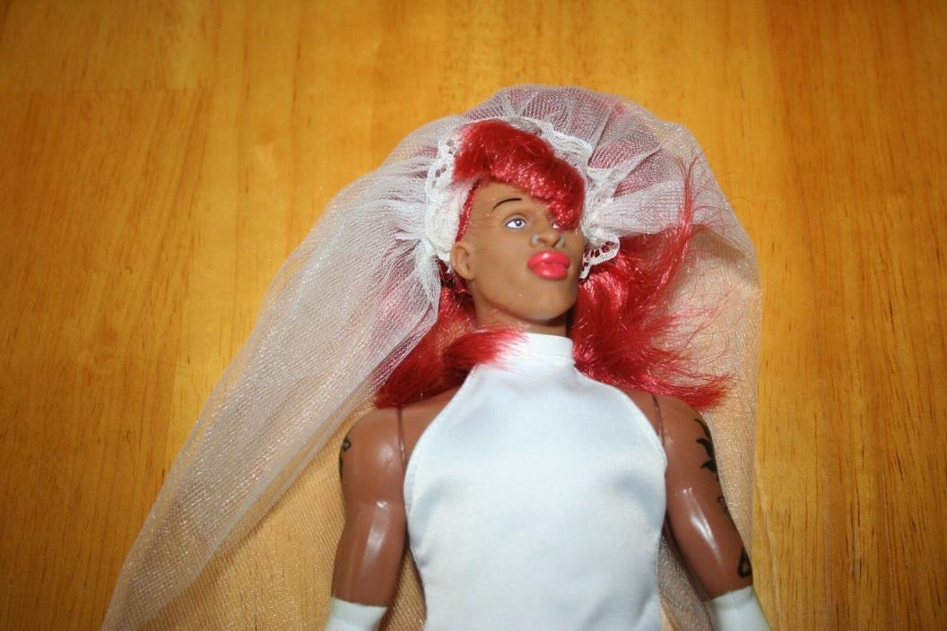 1997 Dennis Rodman Wedding Day Collector Edition Doll Street Players-NO BOX