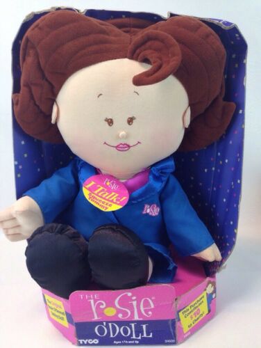 Rosie O'Donnell 90's Talking Doll Plush The Rosie O'Doll Says 5 Phrases 1997 ABC