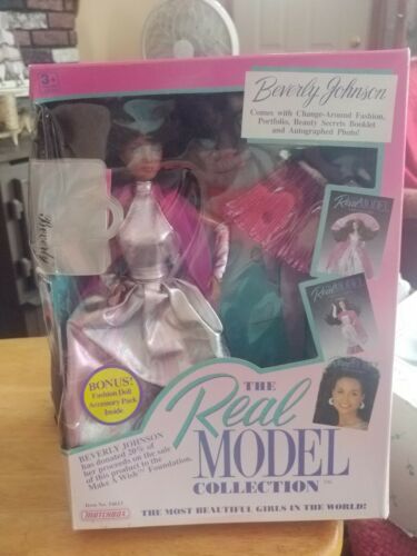 Beverly Johnson The Real Model Collection Doll #54613  1989 Matchbox A3