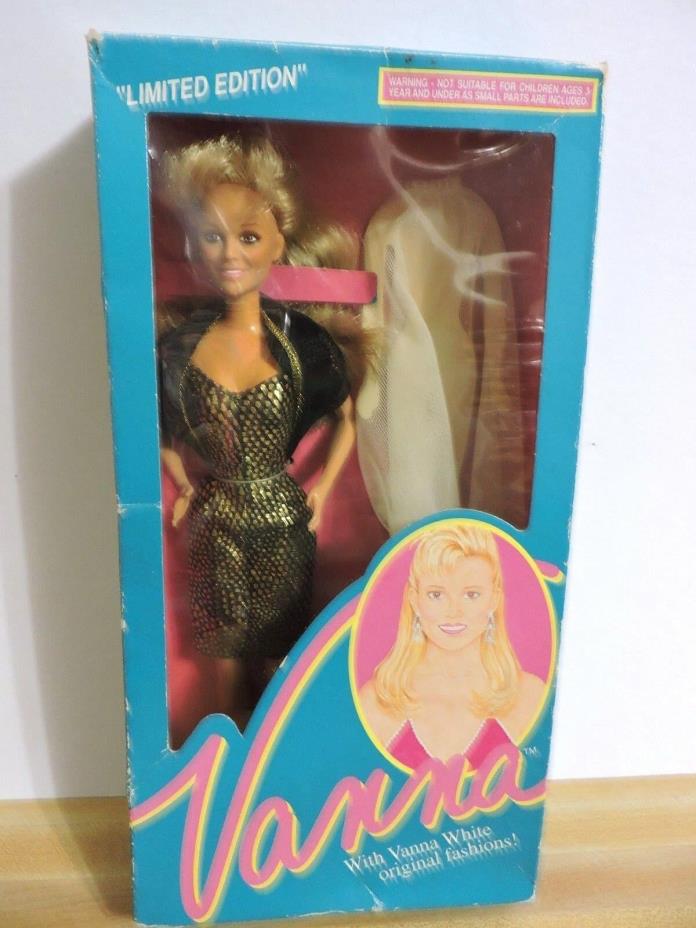Vanna White Doll Limited Edition Still in Box 1990 HSC