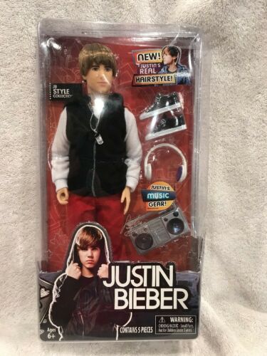 Justin Bieber JB Style Collection Doll with Music Gear New Sealed RARE