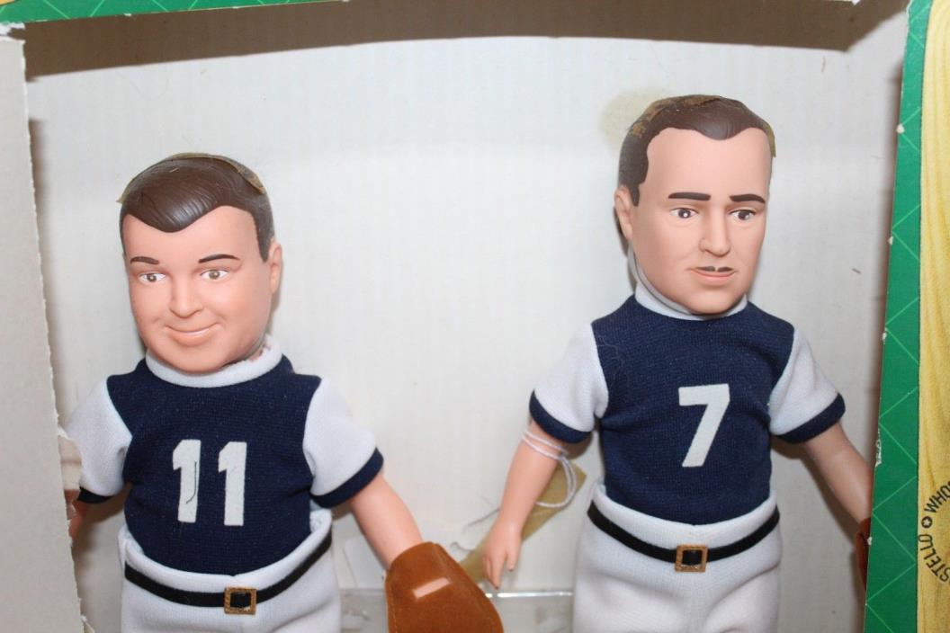 BOXED Abbot & Costello Dolls WHOS ON FIRST CASSETTE TAPES Ideal