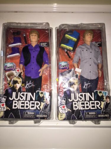 2 Justin Bieber Doll “Red Carpet & Award Style Collection Doll * NIB* Lot of 2