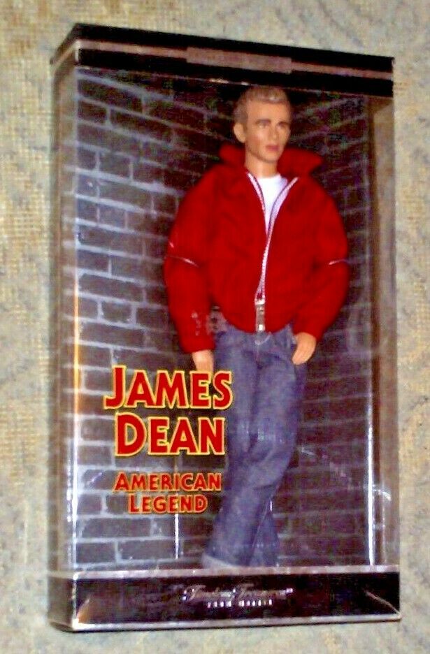 James Dean American Legend Doll Mattel Timeless Treasures NIB with red jacket