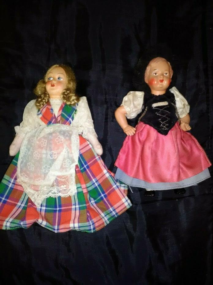 Old Collectable Foreign Dolls