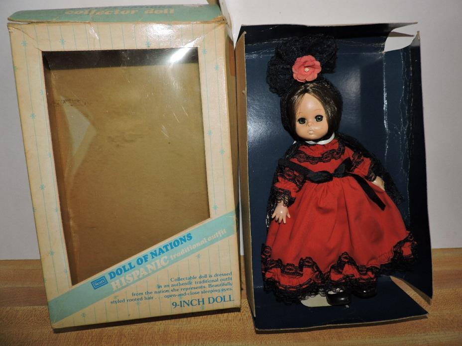 Vintage Sears Doll Of Nations Hispanic Doll NIB 1980 Playmates