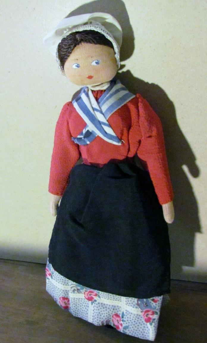 vintage cloth doll 11 inch
