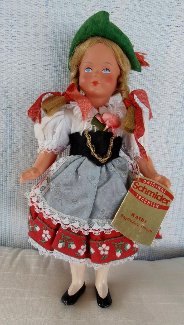 Original Schmider Trachten Doll - Kathi - Bayrisches Dirndl Doll - 8 1/2 