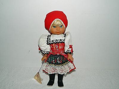 Vintage Lidova Tvorba Uh. Brod Czechoslovakia Plastic Doll
