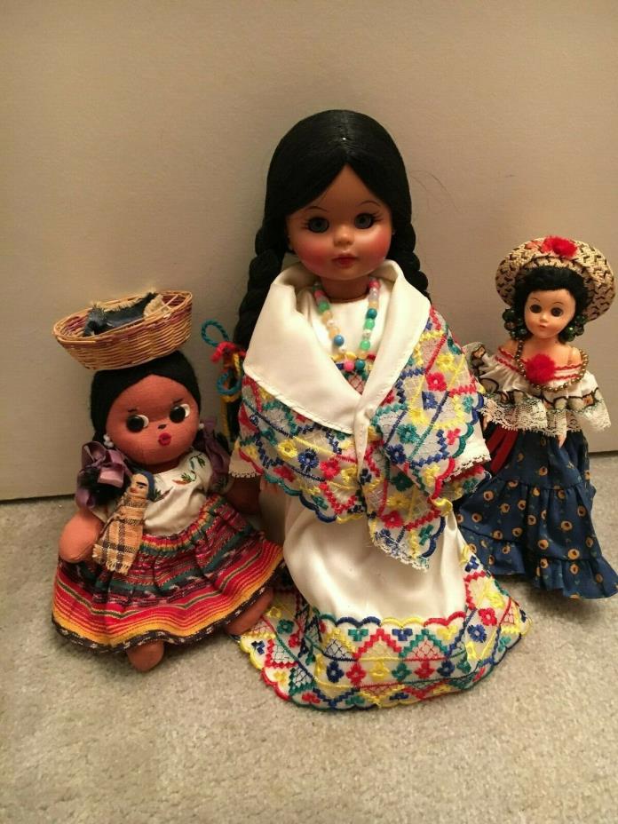 Vintage mystery dolls, Mexican, unknown?