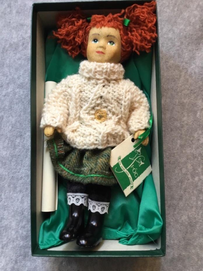 9” Handmade Si-Og Fairy Doll “Aiofe”, Made In Ireland