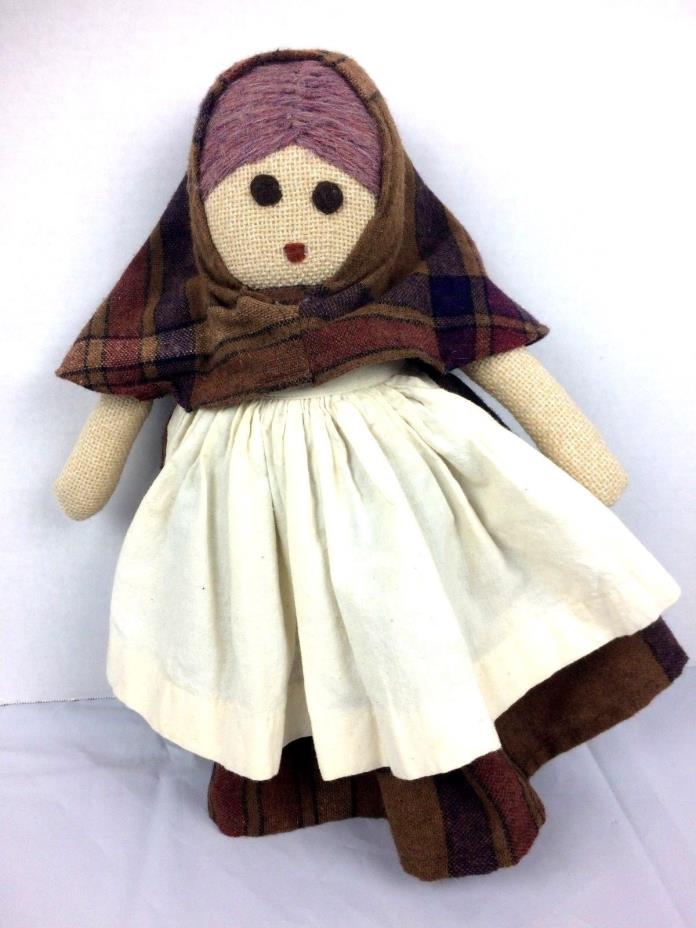 Folk Art Primitive Doll - Handmade - Peasant Woman
