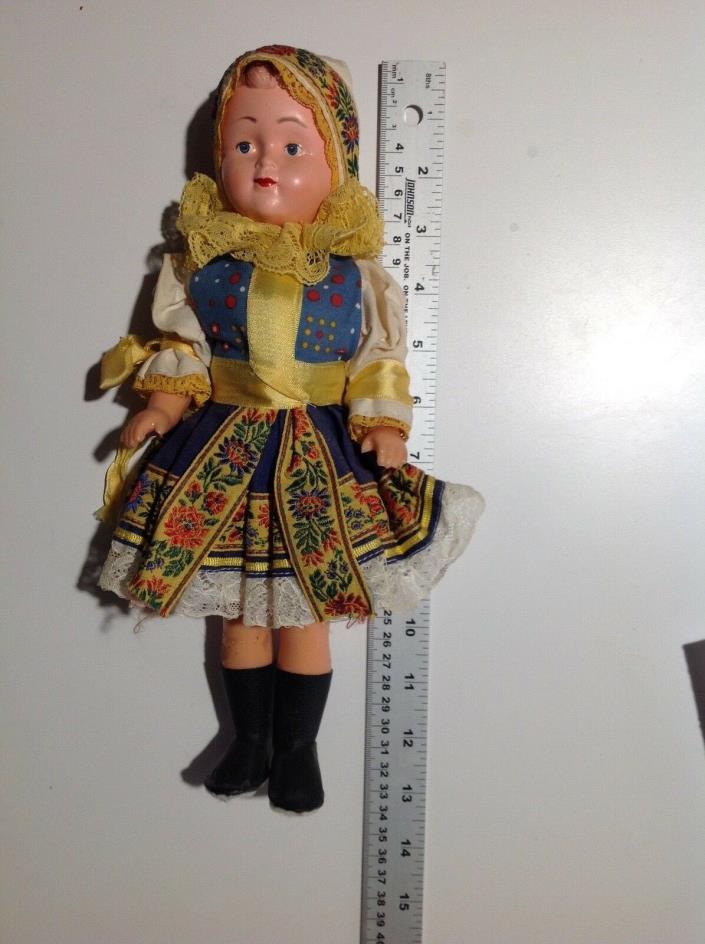 Czechoslovakian Slovakian costume folk doll