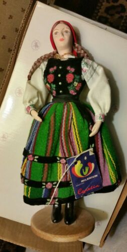 Krawkow Milenium Cepelia Vintage polish doll with tag