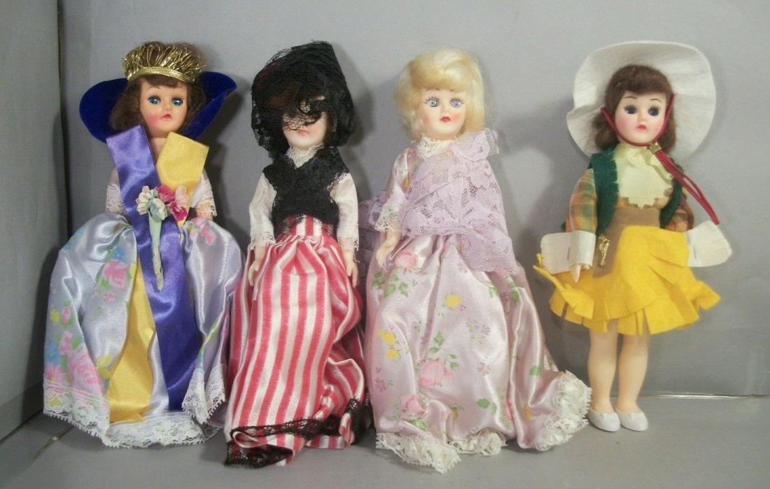 Vintage International & Ethnic 7 Inch Dolls - Lot of 22 Unique Costumed Dolls
