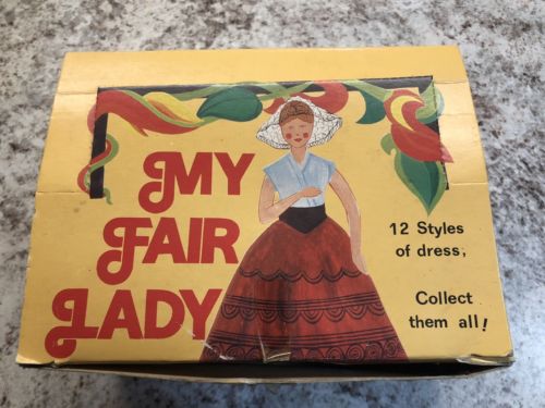 Vintage “My Fair Lady” Miniature Dolls Set 12 Doll House Size Fashion Styles NIB