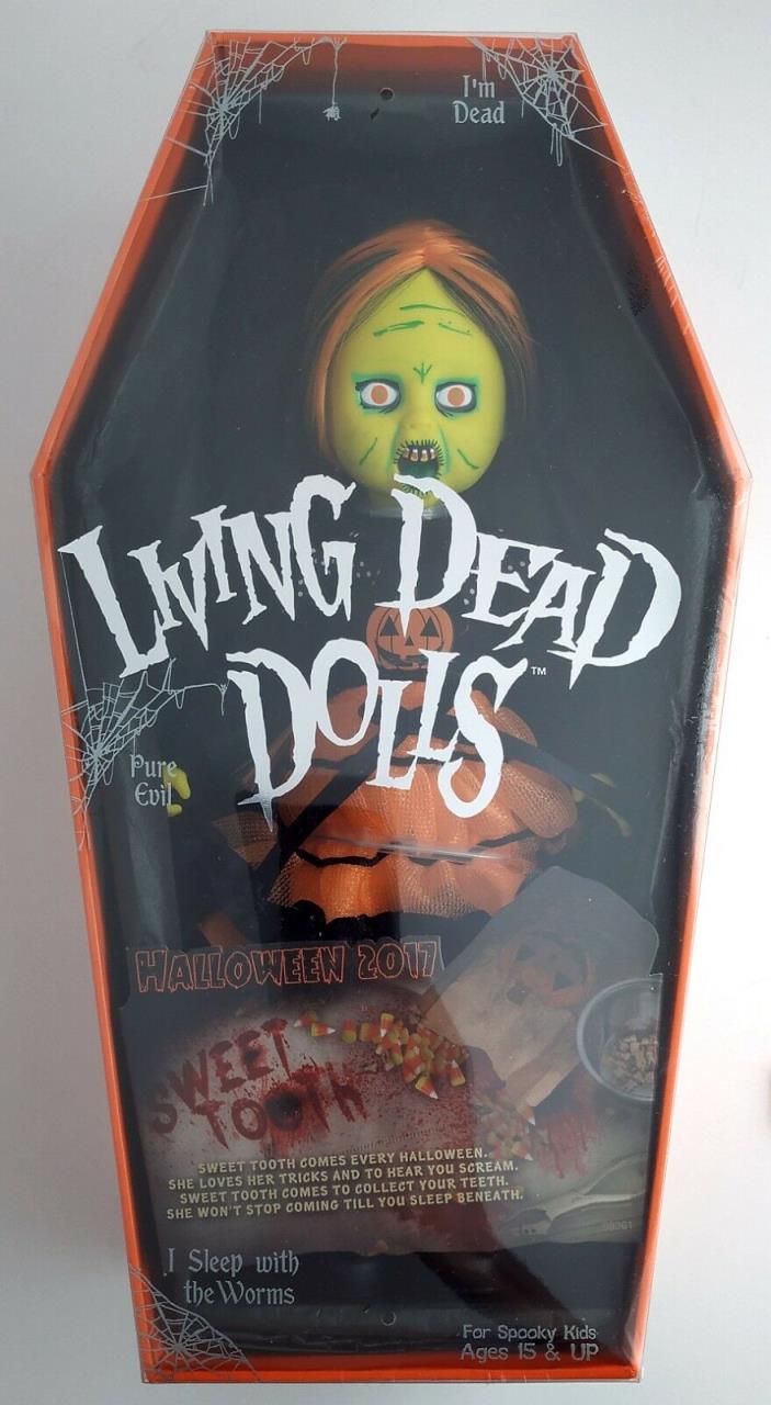 Mezco 2017 Living Dead Dolls Sweet Tooth NYCC Exclusive Doll + Free Gift *NEW*