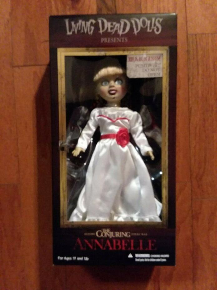 MEZCO TOYS~LIVING DEAD DOLLS~THE CONJURING~ANNABELLE~10 INCH~RARE~OUT OF PRINT~