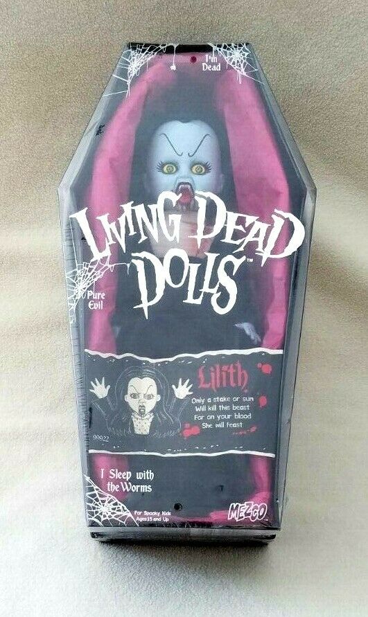 Living Dead Dolls LILITH Series 3 MIB Sealed 2002 Mezco LDD Halloween Vampire