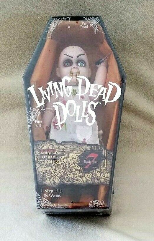Living Dead Dolls GLUTTONY Series 7 MIB Sealed 2004 Mezco LDD Deadly Sins Vulgar