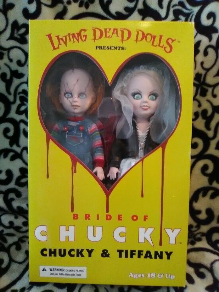 Living Dead Dolls Chucky and Tiffany