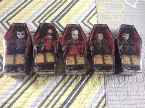 Living Dead Dolls Series 26 Full Set Of All 5 Dolls- Brand New And Sealed