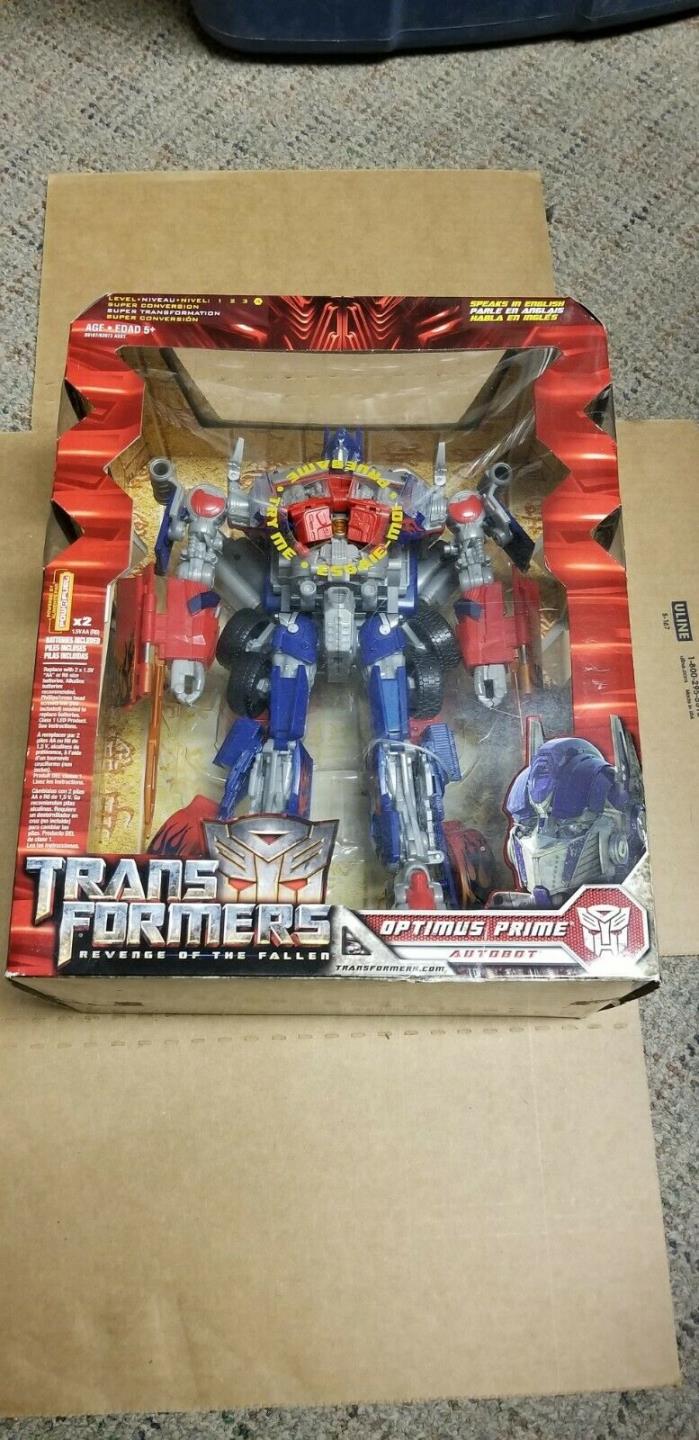 Transformers Revenge Fallen ROTF Optimus Prime Leader Class Figure Hasbro