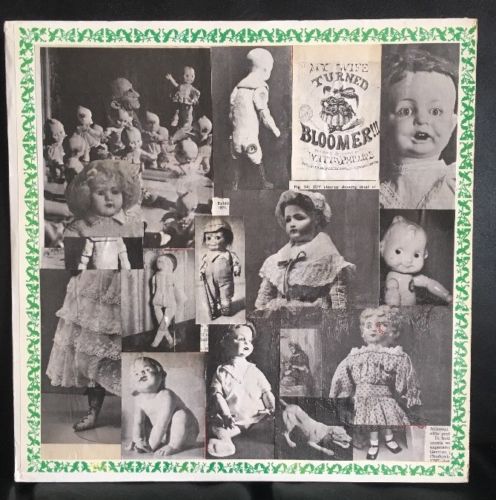 Creepy Doll Collage Vintage Record LP Jacket Halloween Art