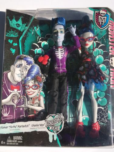 Monster High  Sloman & Ghoulia (LOVES NOT DEAD) 2014' MATTEL NIB